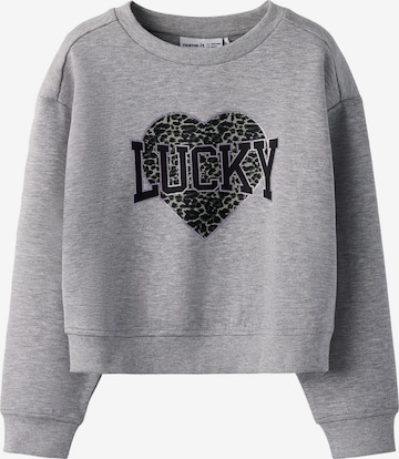 NAME IT - Sudadera en gris: frente