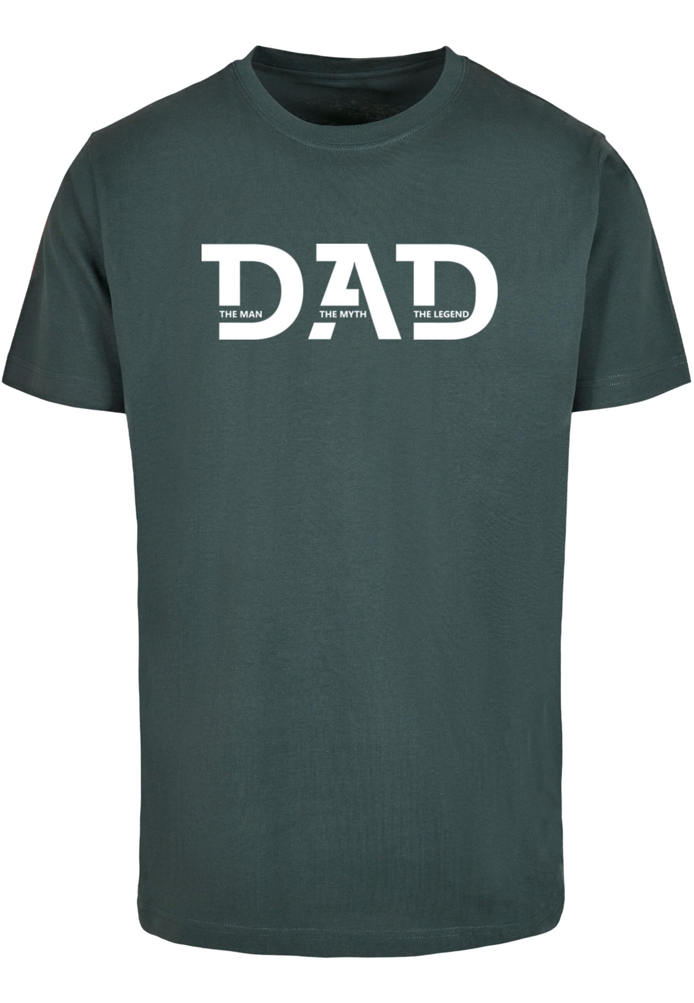 T-Shirt 'Fathers Day - The Man, The Myth, The Legend' Merchcode en vert : devant