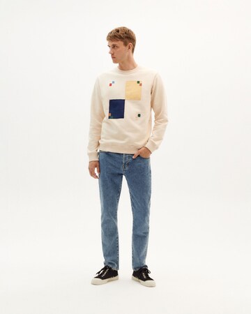 Thinking MU Sweatshirt 'Finkenaeur' in Beige