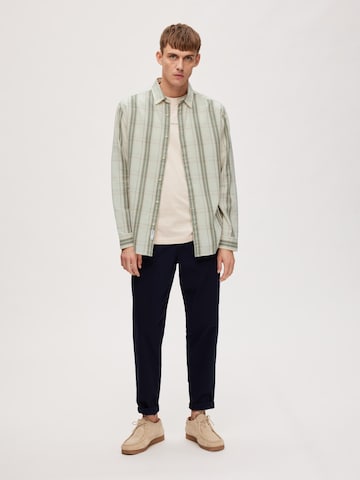 SELECTED HOMME Regular Fit Hemd 'Dores' in Grau