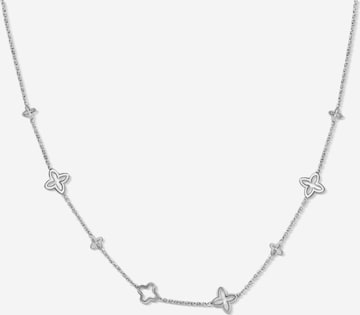 Pure Schmuck Kette 'Clover Infinity' in Silber: Vorderseite