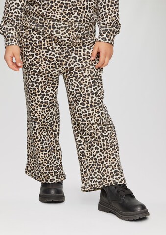 Wide Leg Pantalon s.Oliver en beige : devant