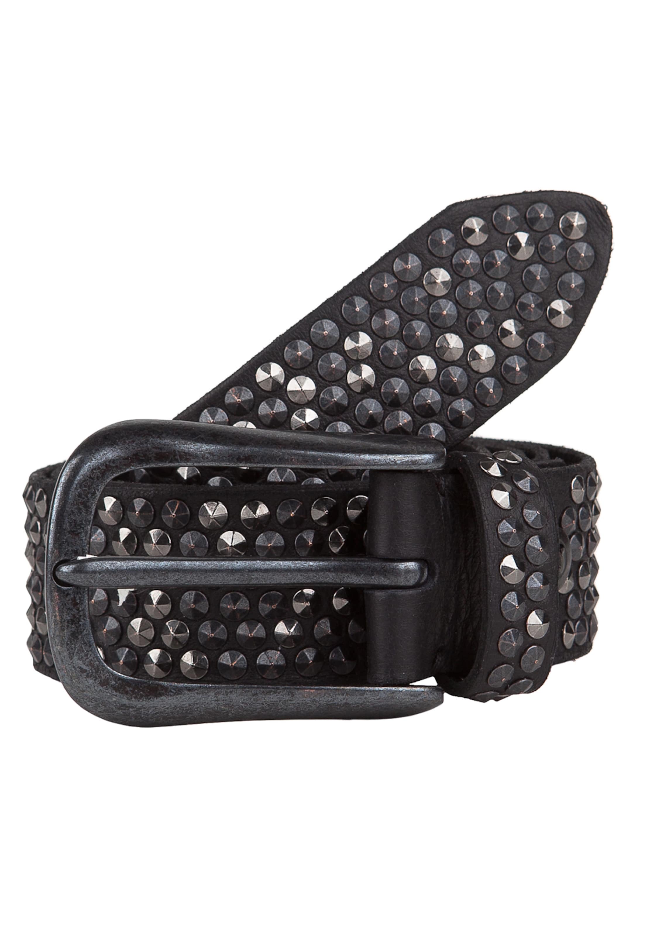 B.BELT Belt 'Zoe' in Black: front