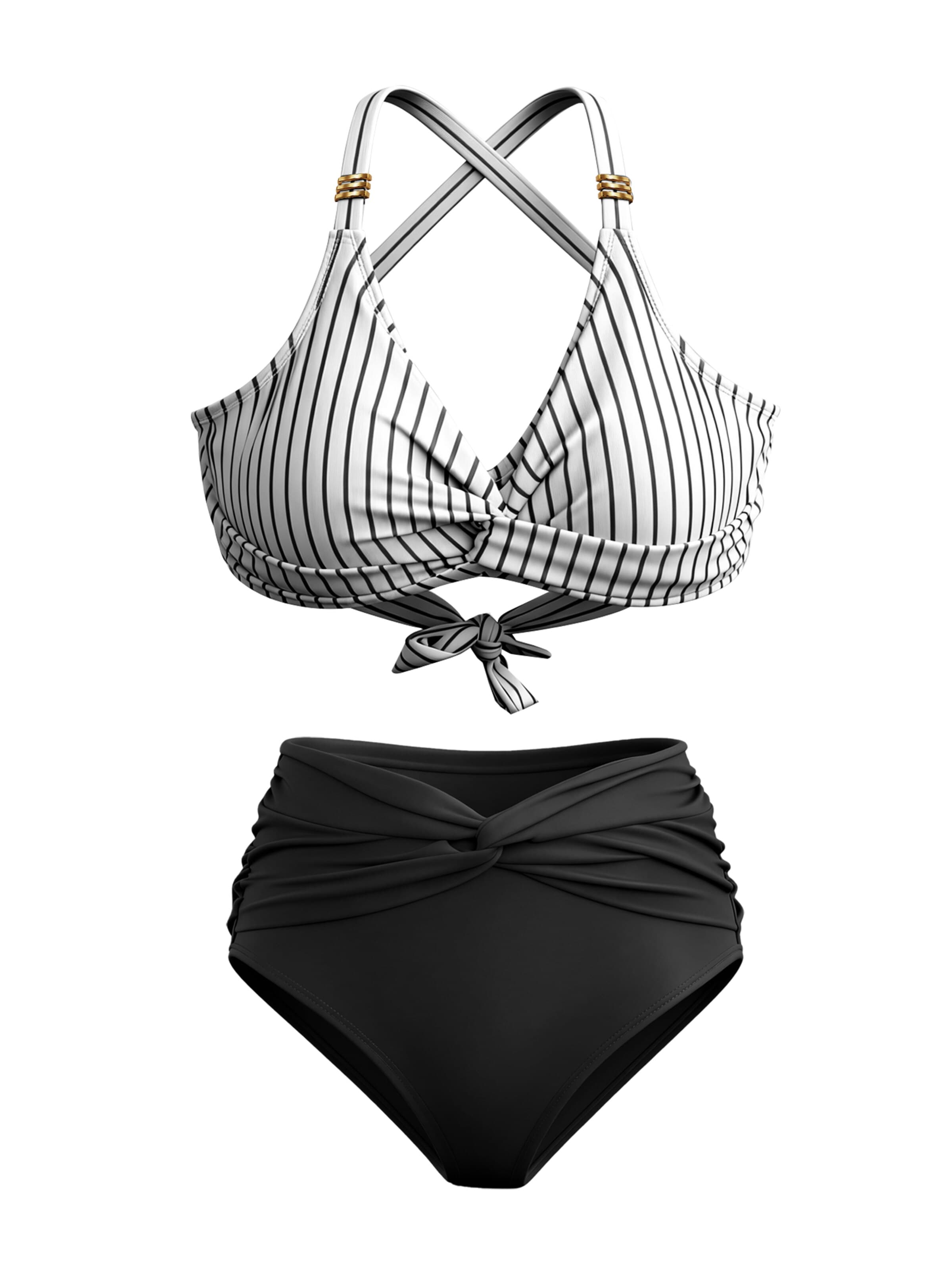 MEETWEE Klassisch Bikini‌‌‌‌‌‌‌‌‌‌ in Weiß: Vorderseite