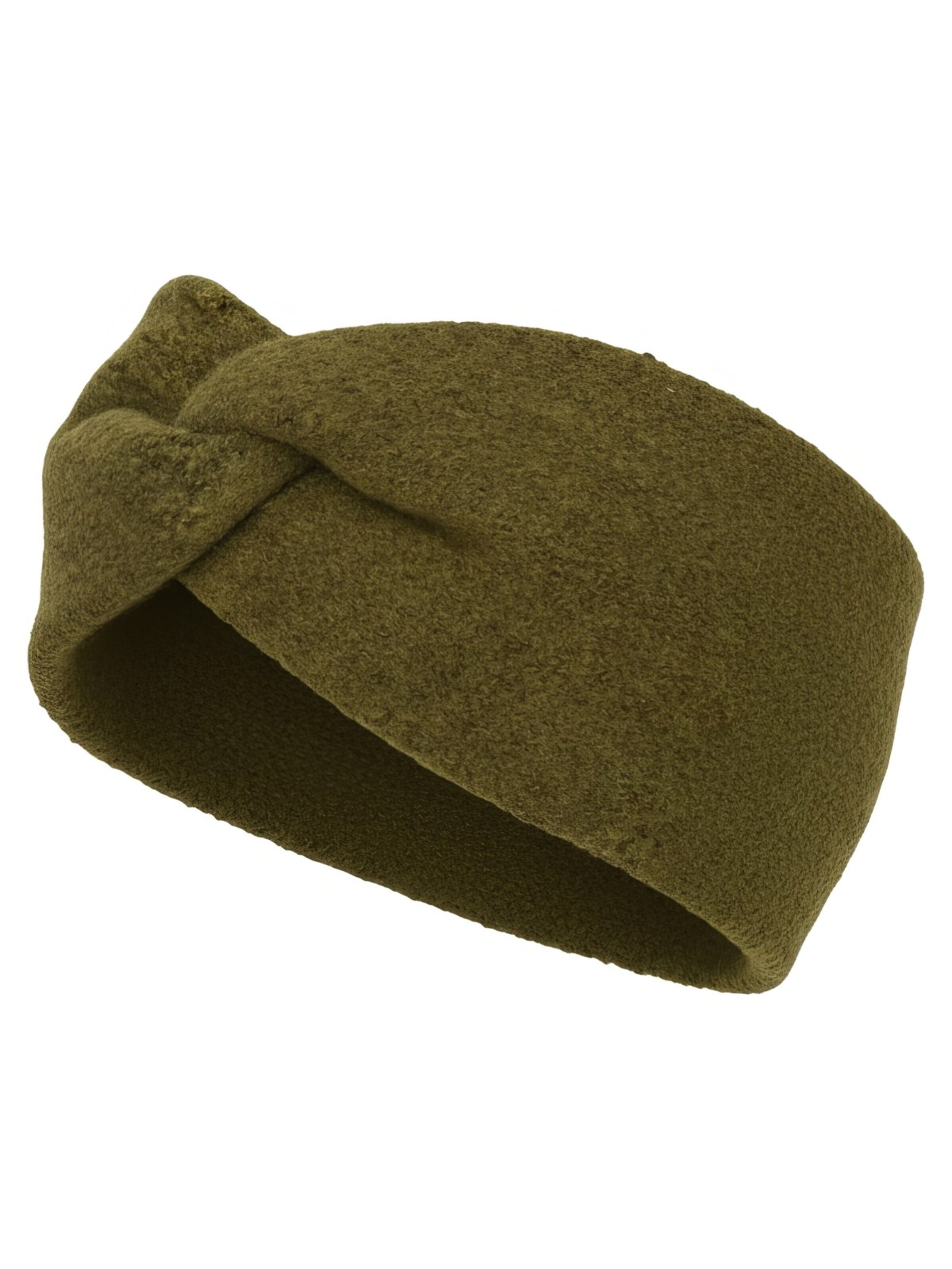 styleBREAKER Headband 'Feinstrick Stirnband Twist Knoten' in Green: front