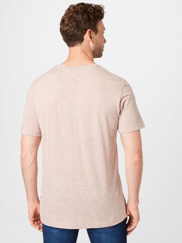 SELECTED HOMME T-Shirt 'EZRA' in Beige