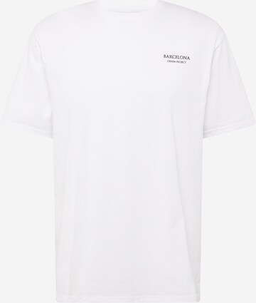 T-Shirt 'Barcelona' Denim Project en blanc : devant