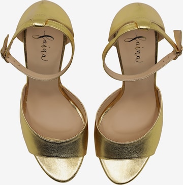 faina Sandalette in Gold