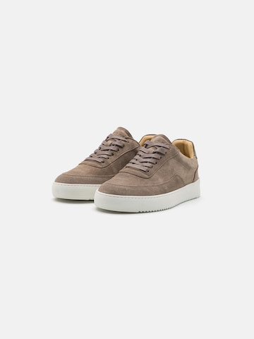 Filling Pieces Низкие кроссовки в Коричневый: спереди