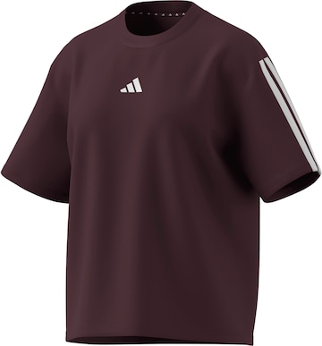 ADIDAS SPORTSWEAR Performance shirt in Brown: front