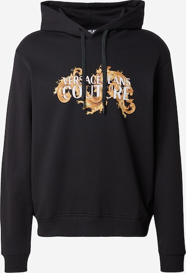Versace Jeans Couture Sweater majica '80GAIE02' veličine S u smeđa / crna / bijela, Pregled proizvoda