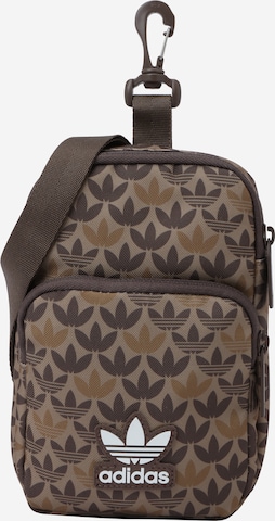 ADIDAS ORIGINALS Crossbody Bag in Brown: front