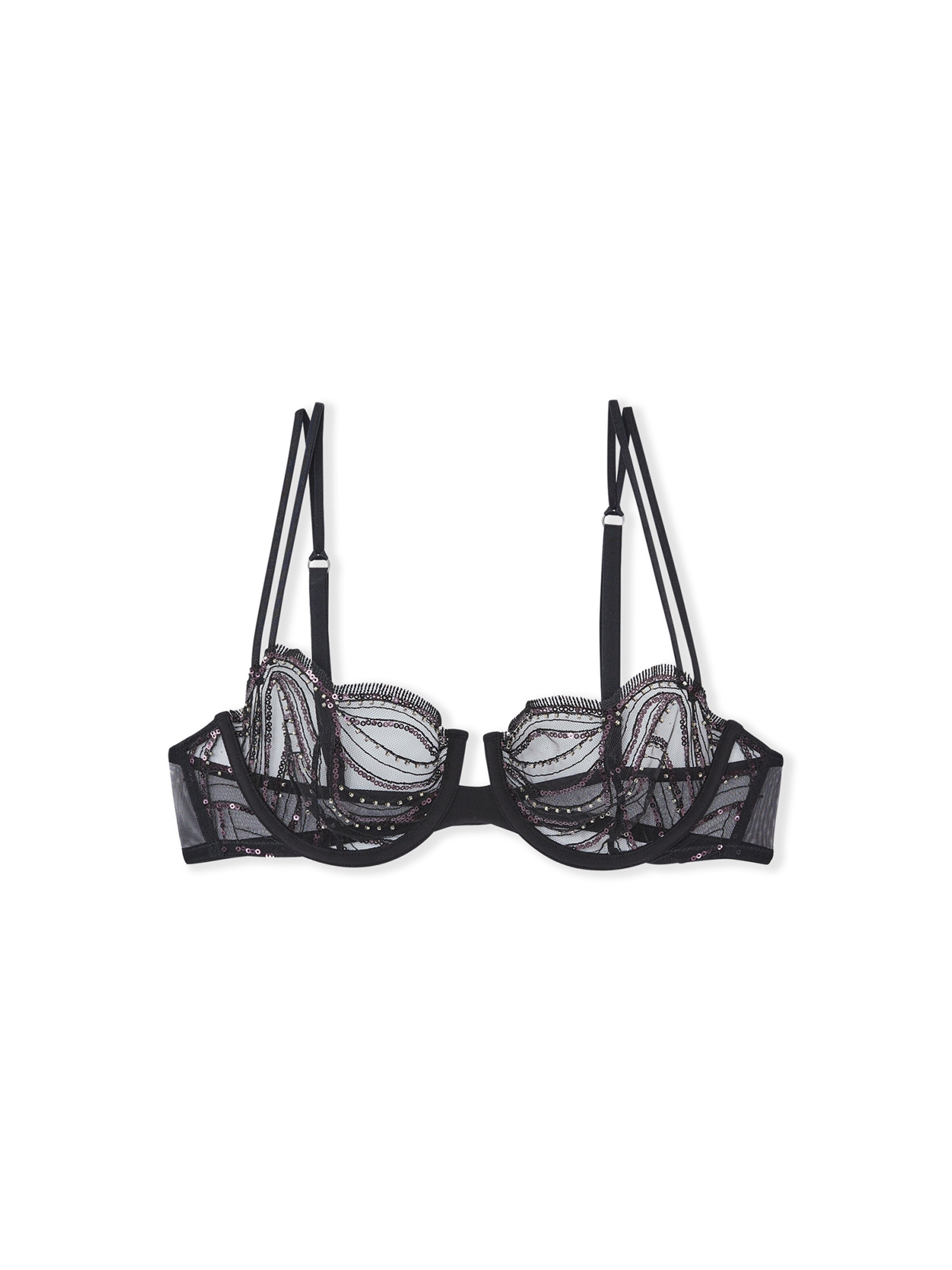 Balconcino Reggiseno 'Whisper Of Des' di ETAM in nero: frontale