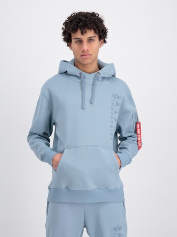 ALPHA INDUSTRIES Bluzka sportowa w kolorze niebieski