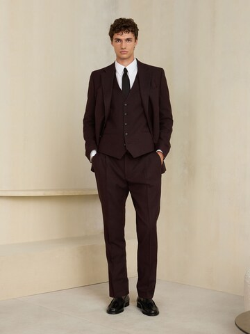 Coupe slim Pantalon à pince Next en rouge