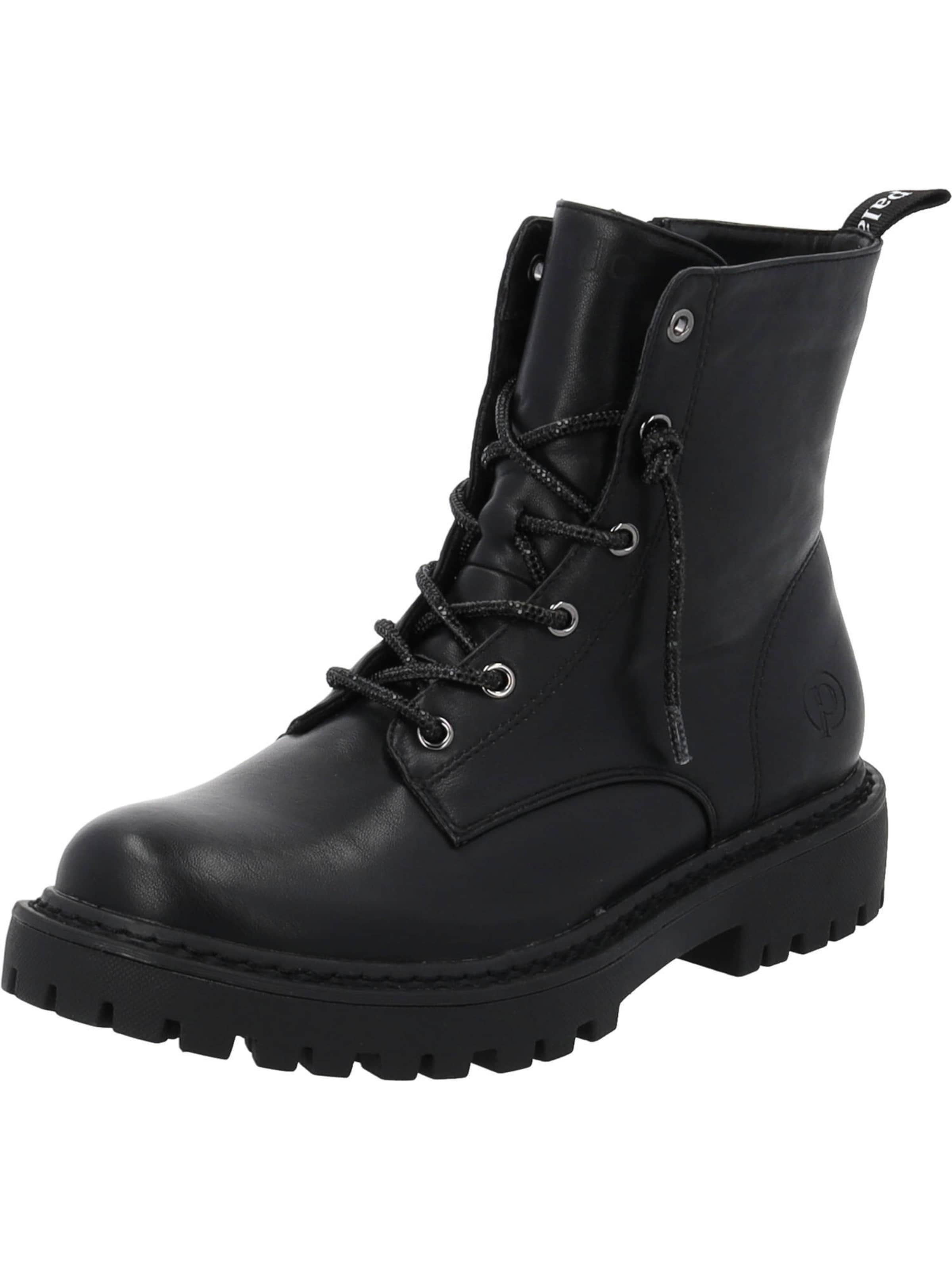 Palado Schnürstiefel 'Sideros Spark' in Schwarz: Vorderseite