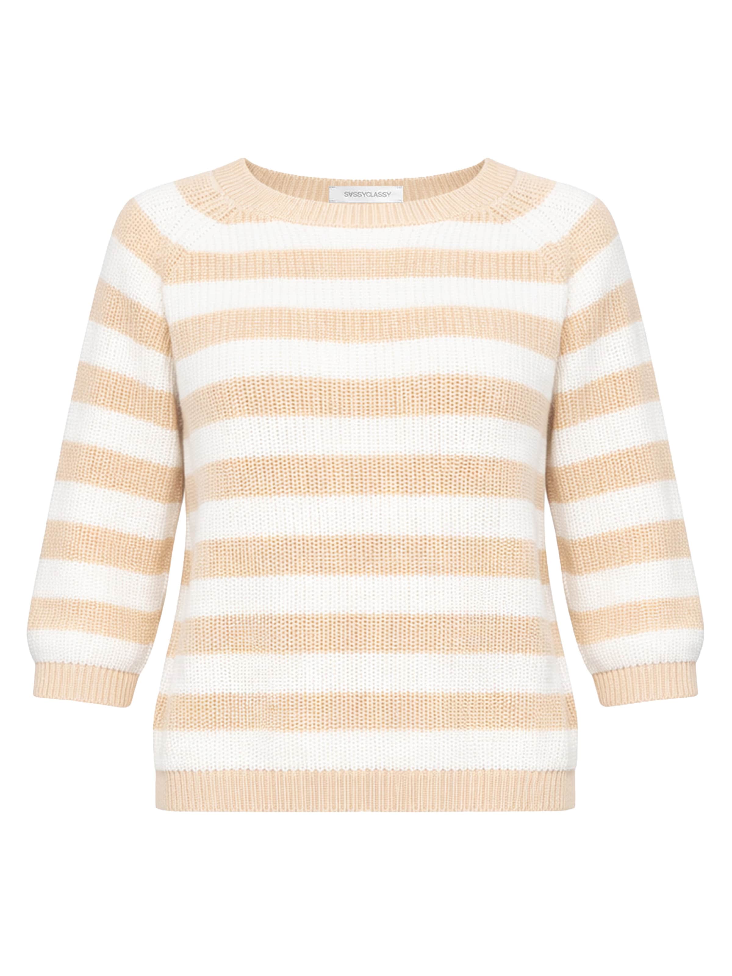 SASSYCLASSY Pullover‌‌‌‌‌‌ in Beige: Vorderseite