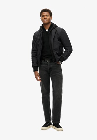 Superdry Between-season jacket 'MA1' in Black