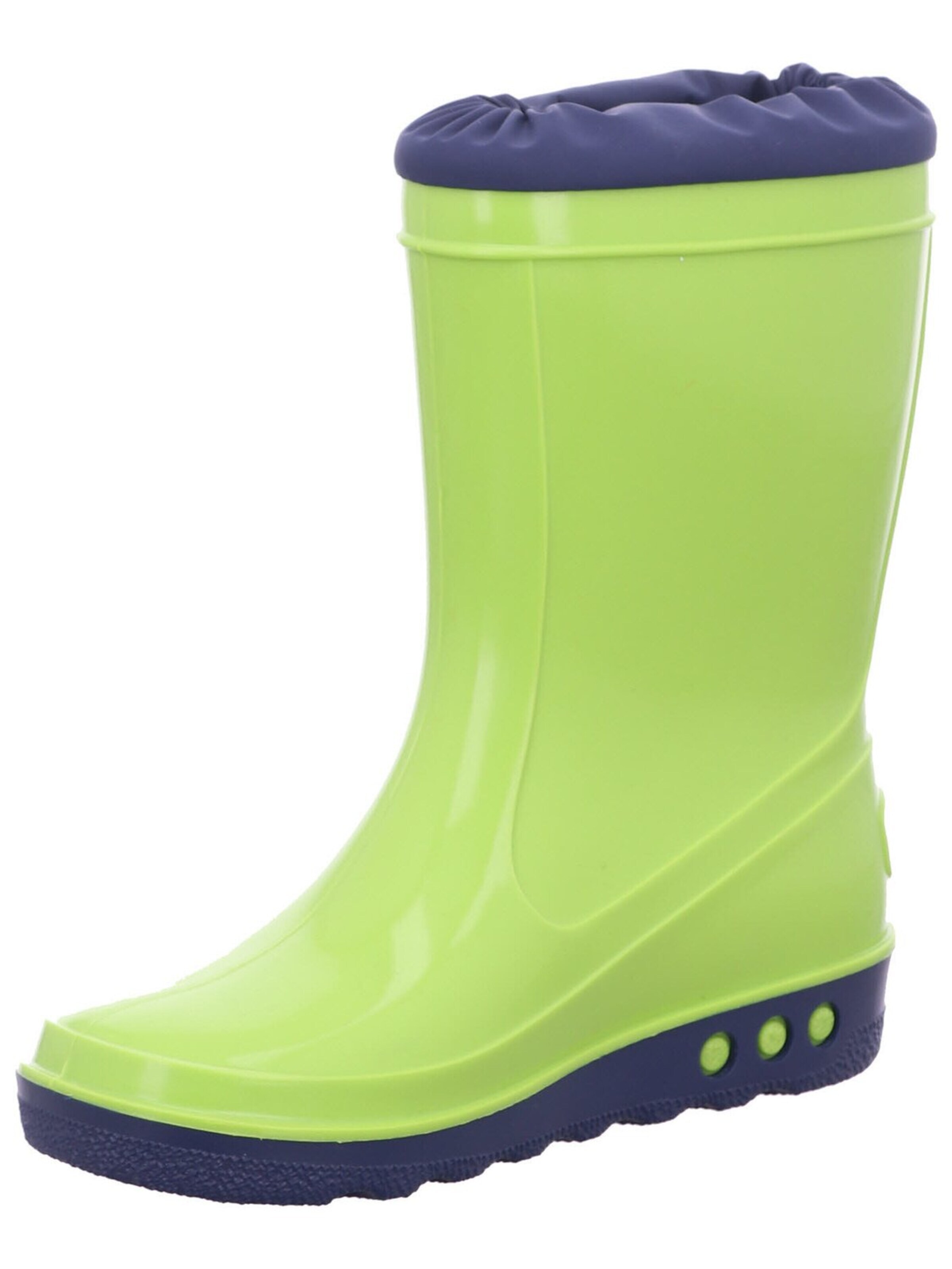 Nori Rubber Boots 'Gummistiefel Herren 72501 086 Echtleder in grün' in Green: front