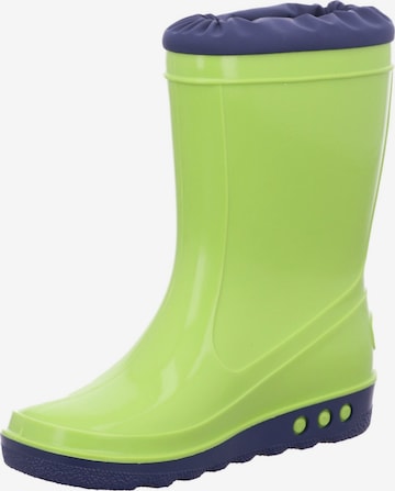 Nori Rubber Boots 'Gummistiefel Herren 72501 086 Echtleder in grün' in Green: front