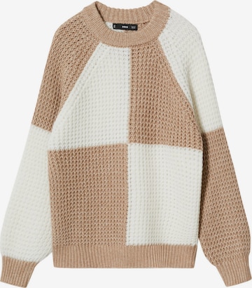 MANGO Pullover 'Cleob' i beige: forside