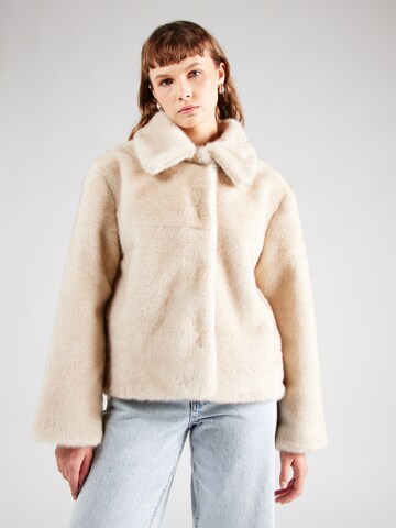 Abercrombie & Fitch Tussenjas in Beige: voorkant