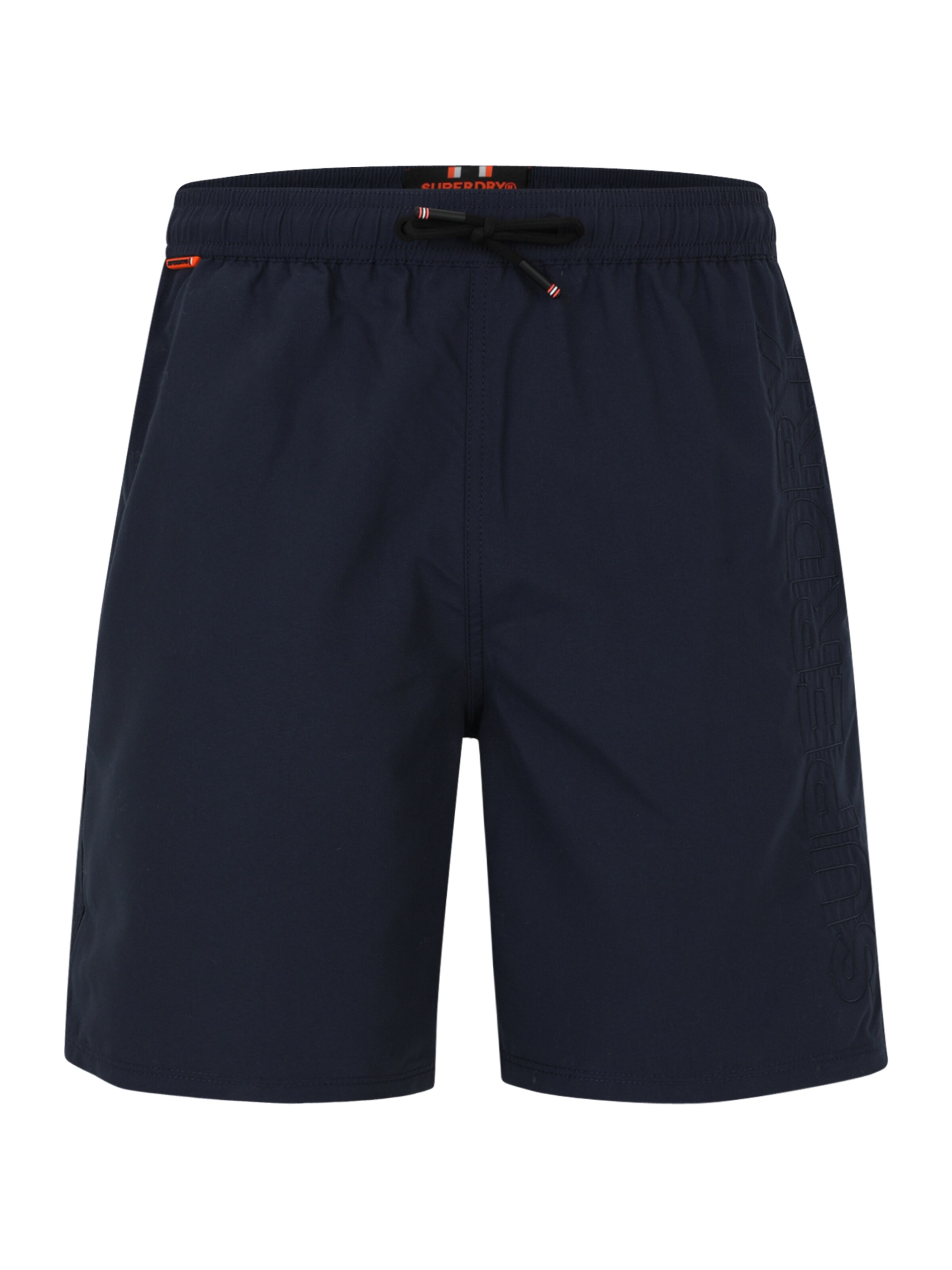 zils Superdry Peldšorti 'PREMIUM': no priekšpuses