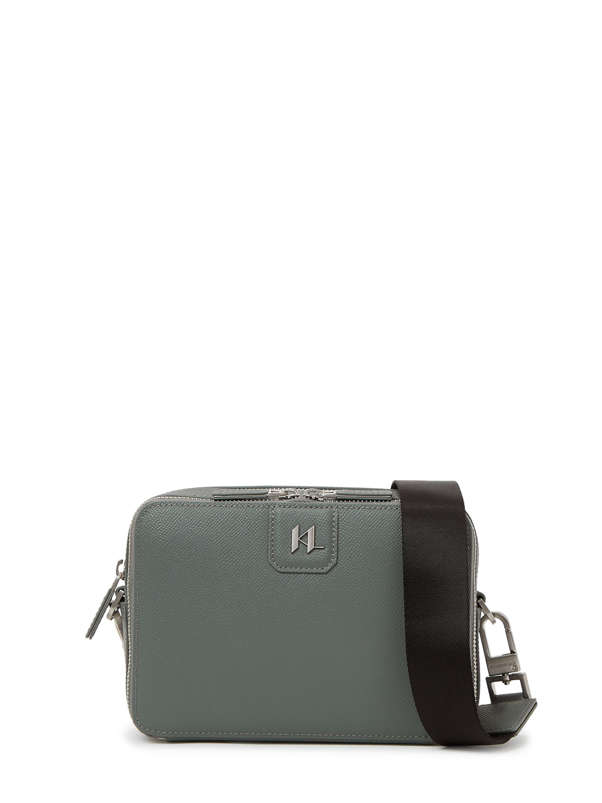 Karl Lagerfeld - Bolso de hombro en verde: frente
