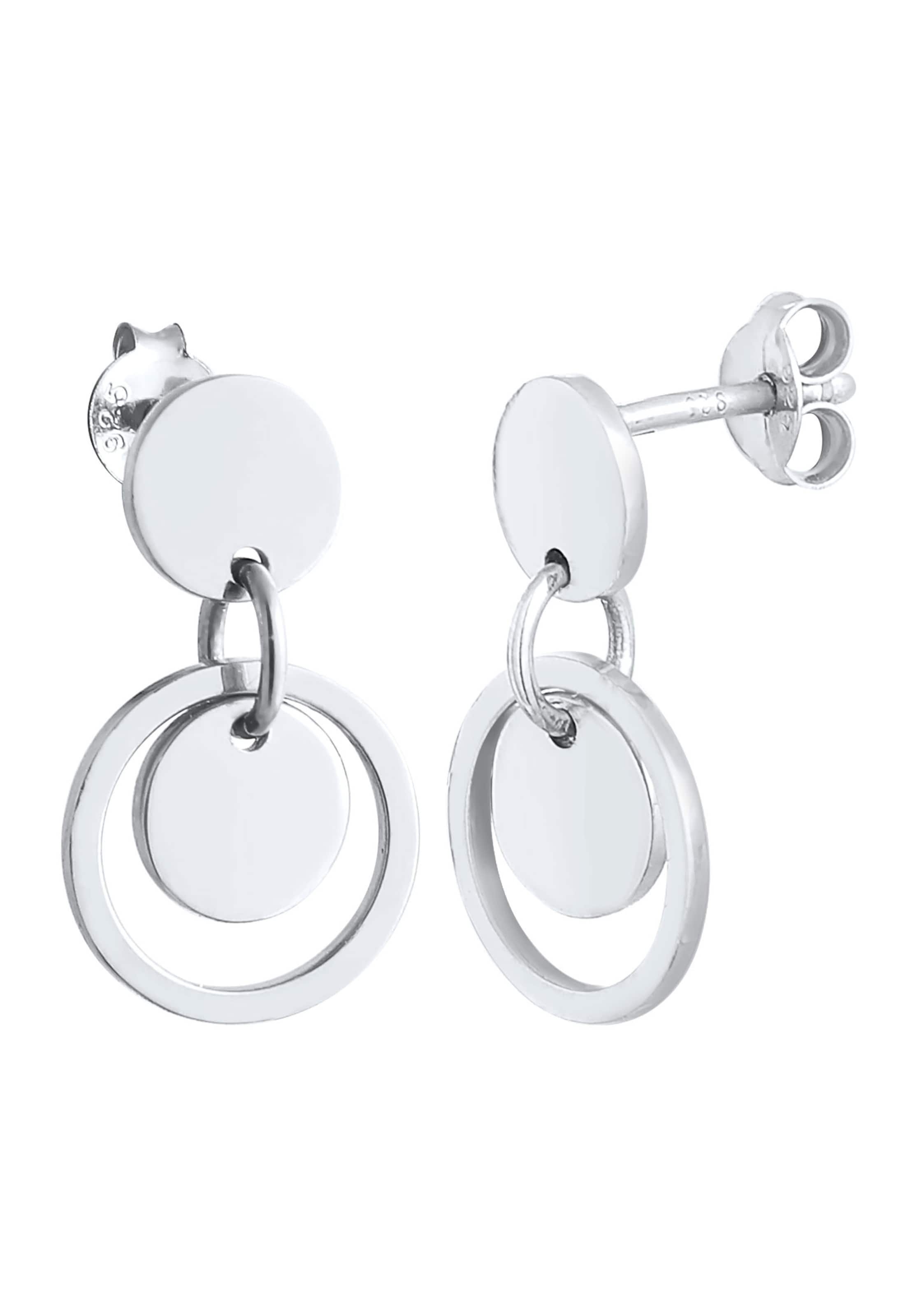 ELLI Oorbellen in Zilver: voorkant
