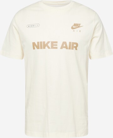 Nike Sportswear T-Shirt 'AIR 1' in Beige: predná strana
