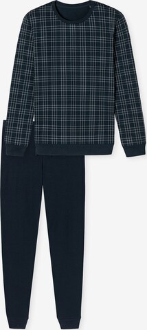 SCHIESSER Pyjama ' Fine Interlock ' in Blau: predná strana