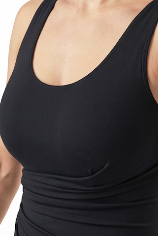 Ulla Popken Bralette Swimsuit in Black