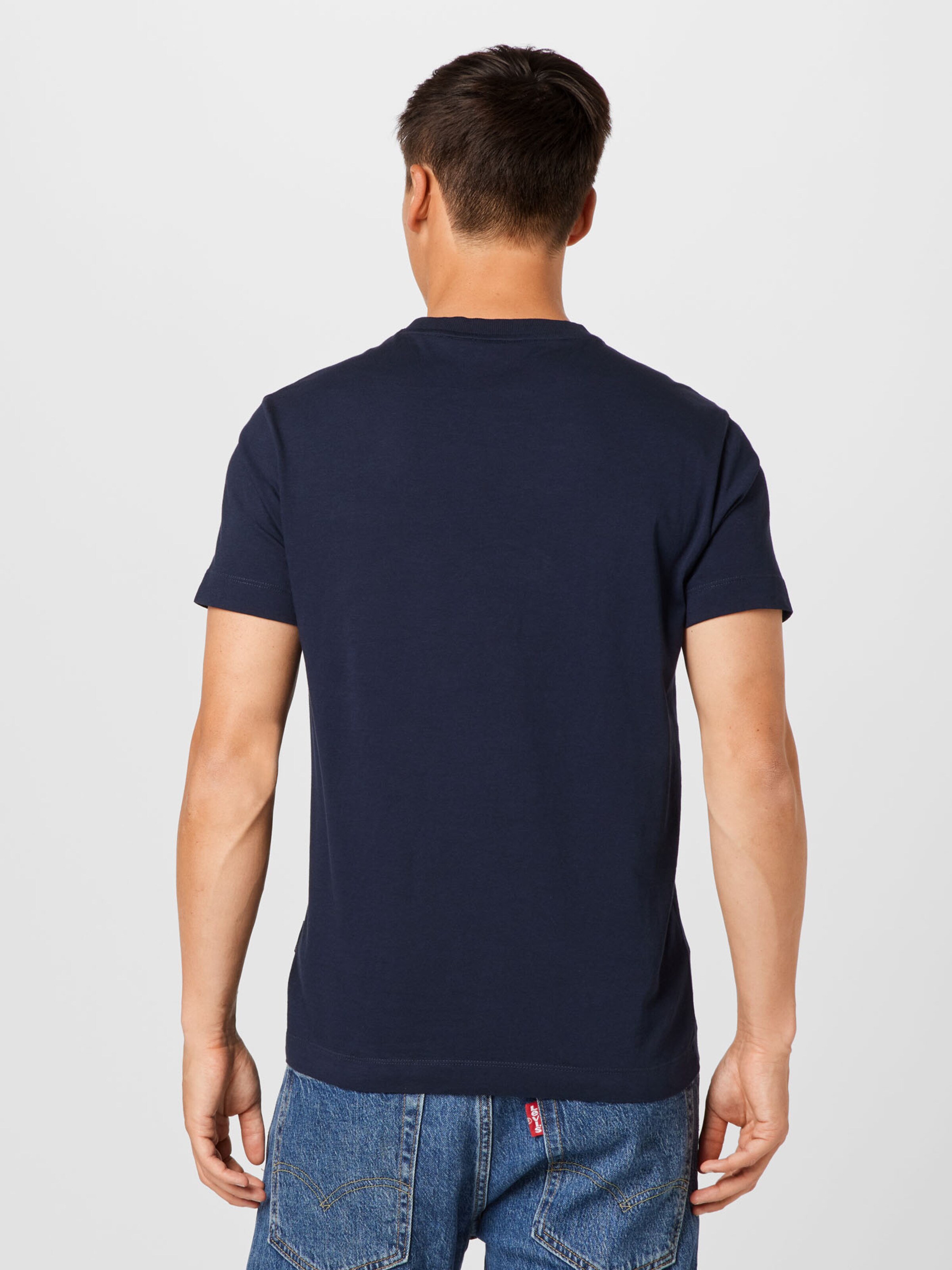 Männer Große Größen NAPAPIJRI T-Shirt 'AYAS' in Marine, Himmelblau - FD77253 Männer Große Größen NAPAPIJRI T-Shirt 'AYAS' in Marine, Himmelblau - FD77253
