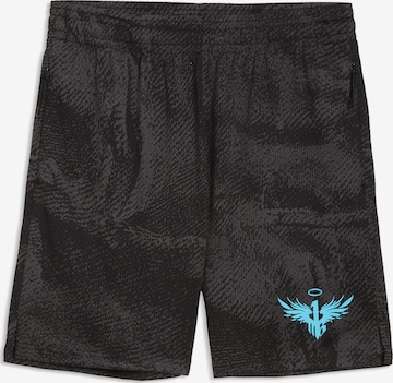 Loosefit Pantalon de sport 'Melo x Hive' PUMA en noir : devant