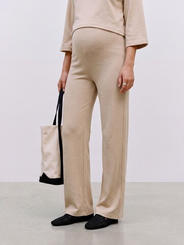 MAMALICIOUS Regular Pants in Beige: front