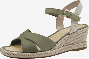 TAMARIS Sandals in Green: front