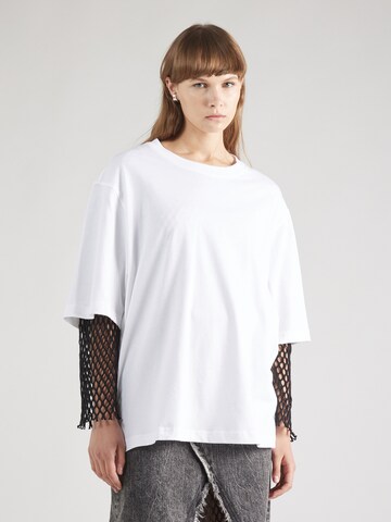 WEEKDAY Shirt in White: front