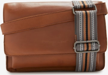 Sac à bandoulière The Chesterfield Brand en marron : devant