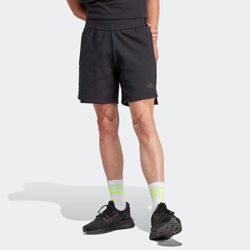 ADIDAS SPORTSWEAR Loosefit Sportovní kalhoty 'Z.N.E. Premium' – černá: přední strana