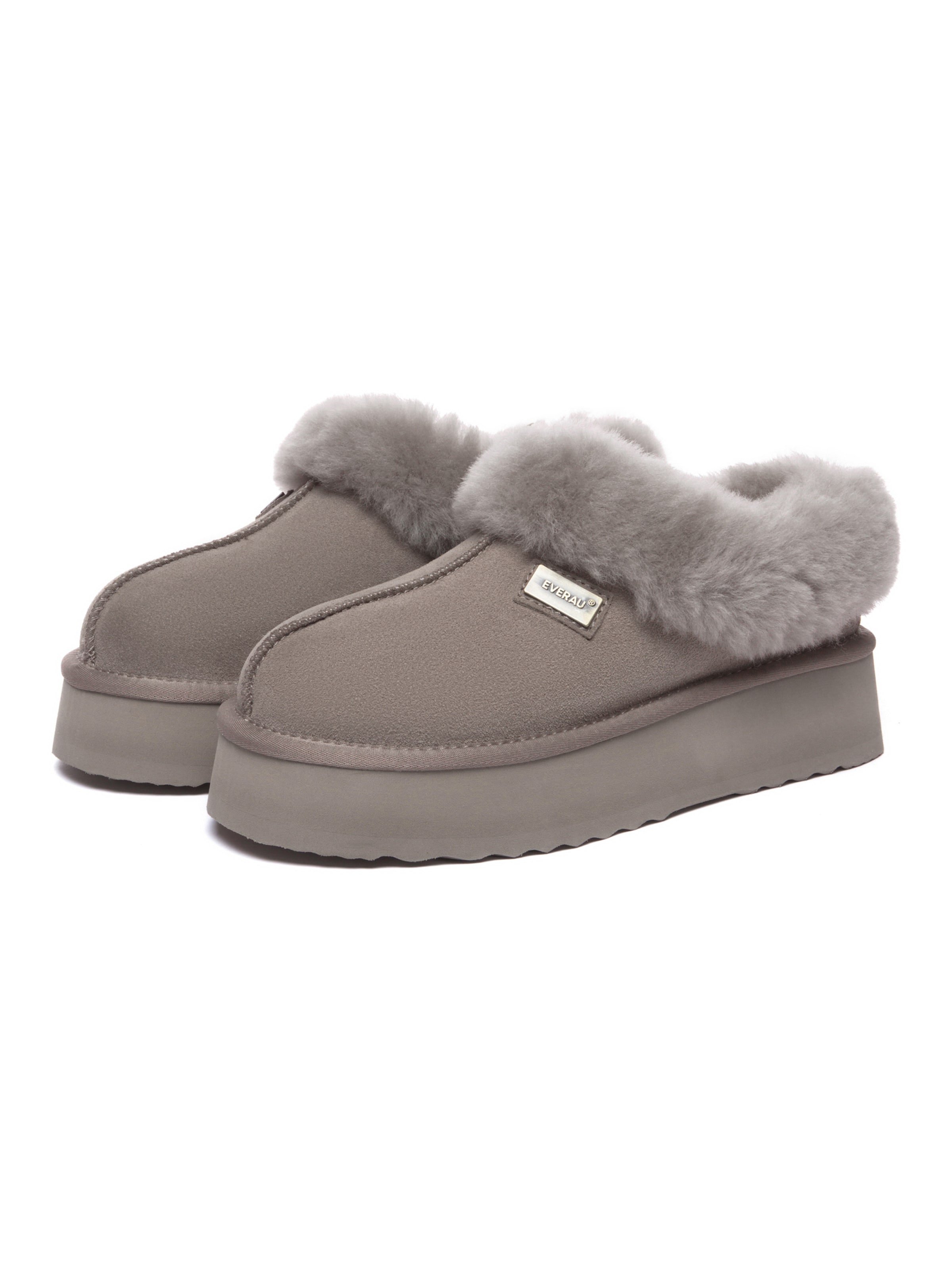 Everau Papuče 'Topknot' - Sivá