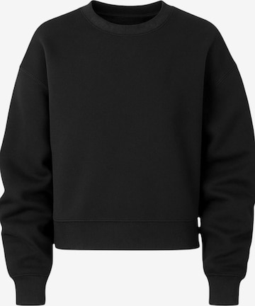 Pull-over oversize 'CozyEssential Sweater' fashionshowcase en noir : devant
