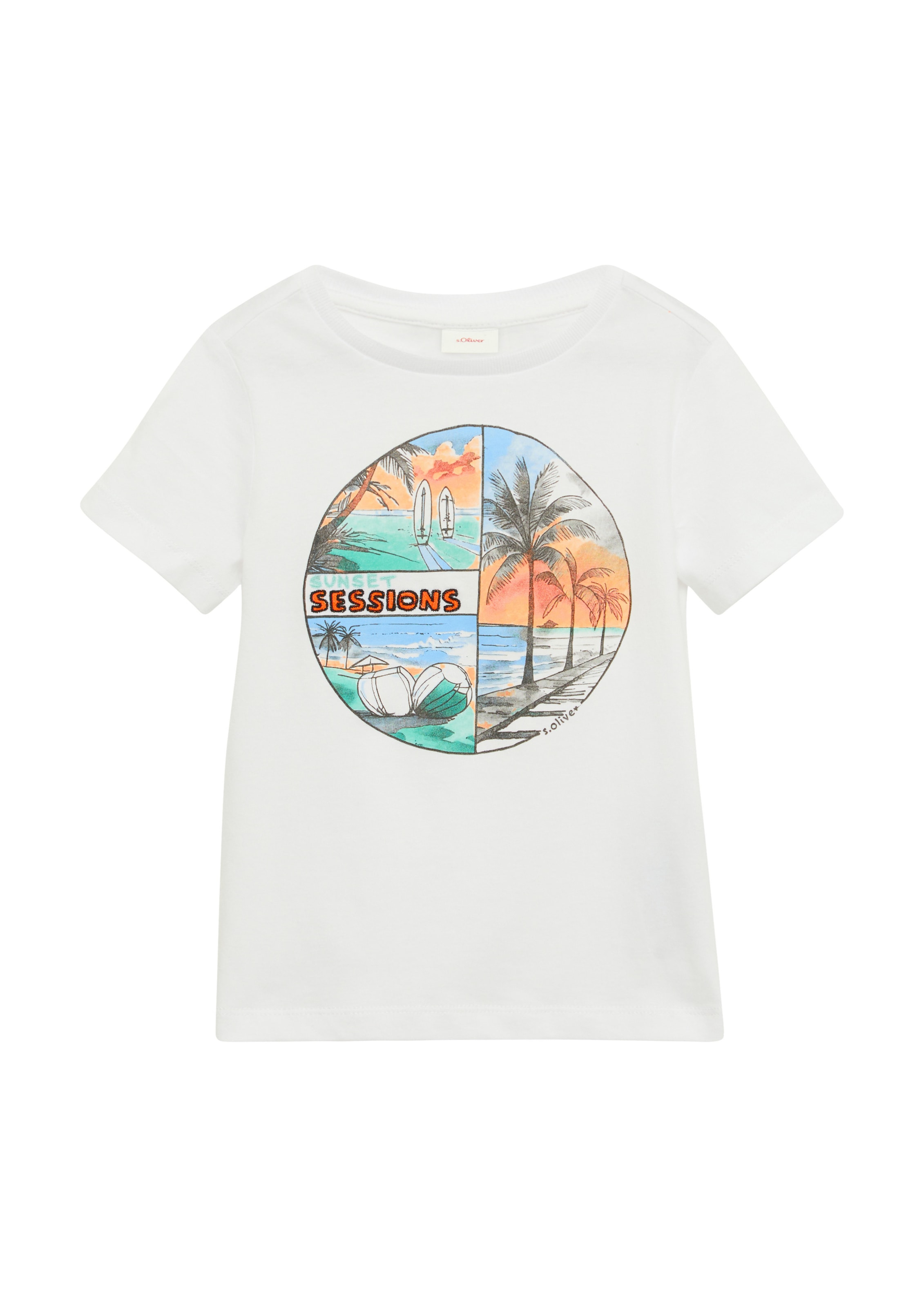 s.Oliver Shirt in Weiß: Vorderseite