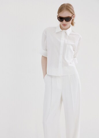 MANGO Blouse 'Rusca' in White