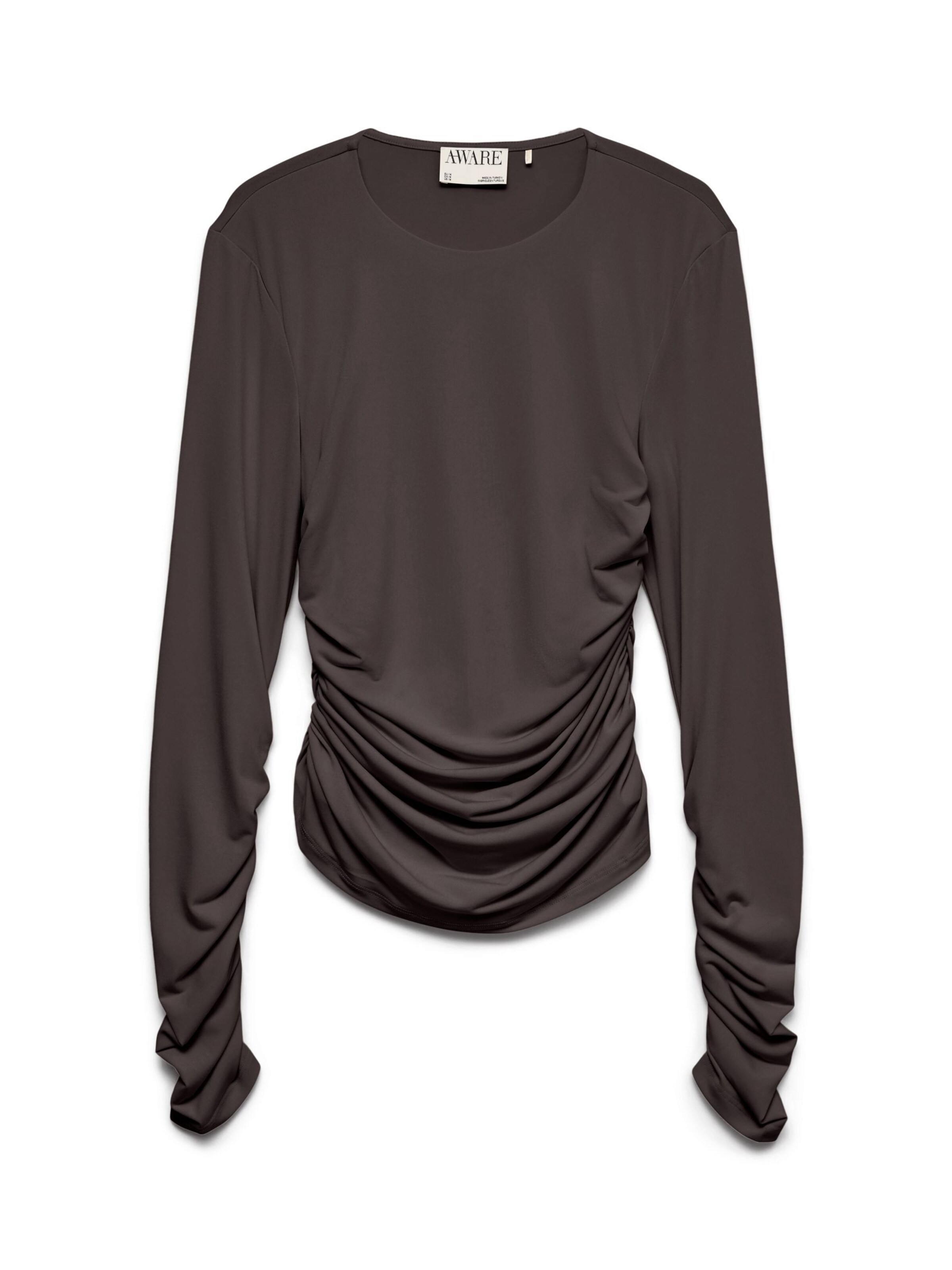 VERO MODA Shirts i L i mørkebrun, Produktvisning
