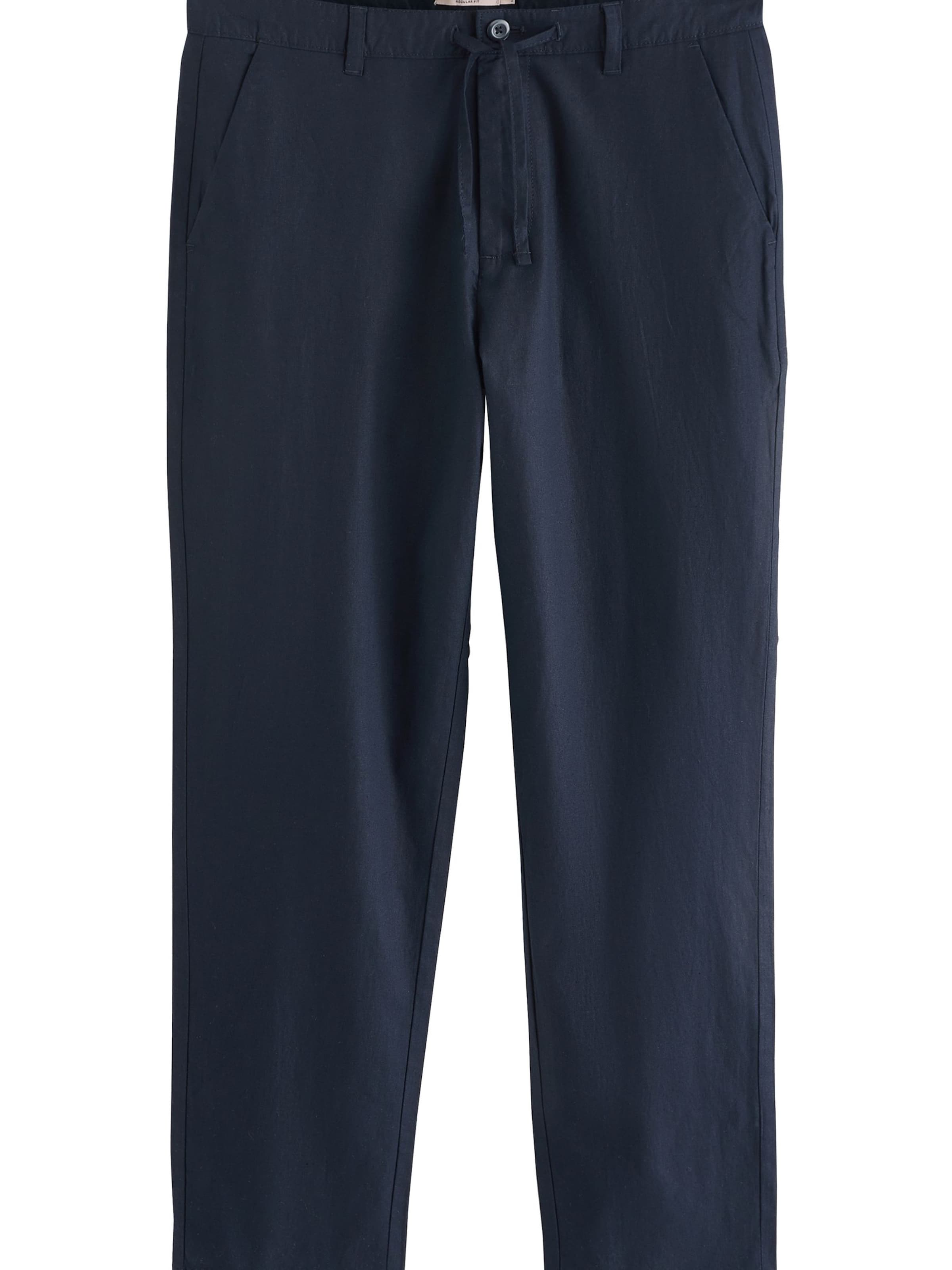 Next Regular Панталон Chino в синьо: отпред