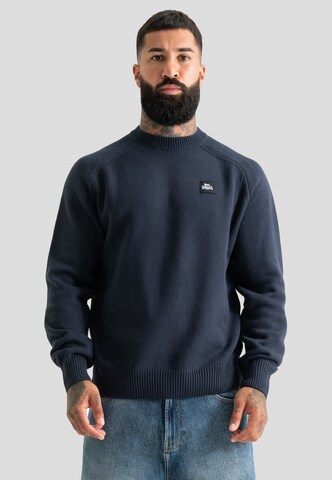 Lonsdale London Sweter 'Southbury' w kolorze niebieski: przód