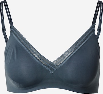 SLOGGI Triangle Bra 'BODY ADAPT Twist' in Blue: front