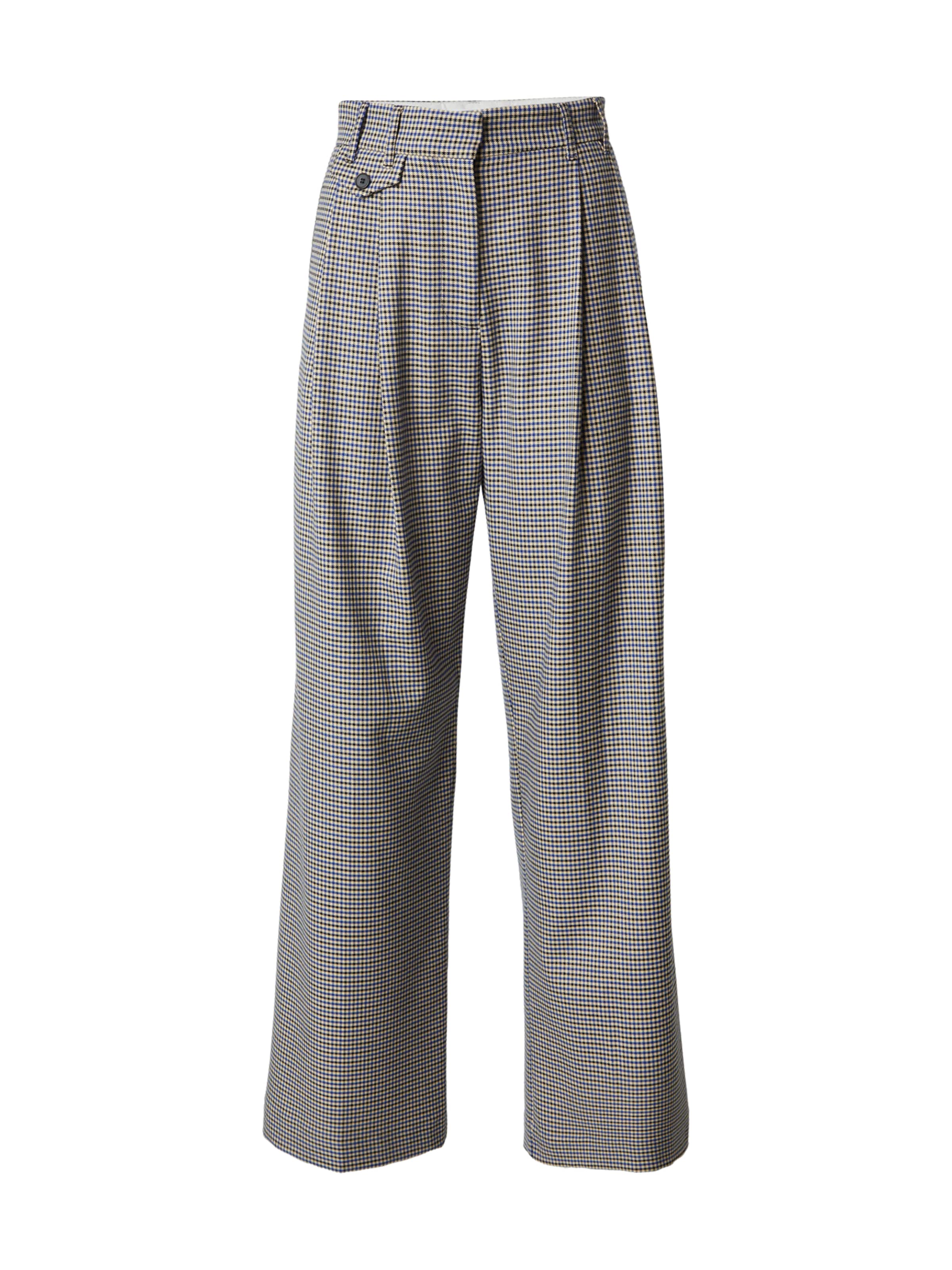 Wide Leg Pantalon à pince 'Tima' EDITED en gris : devant