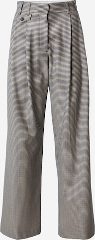 EDITED Wide Leg Laskoshousut 'Tima' värissä harmaa: etupuoli