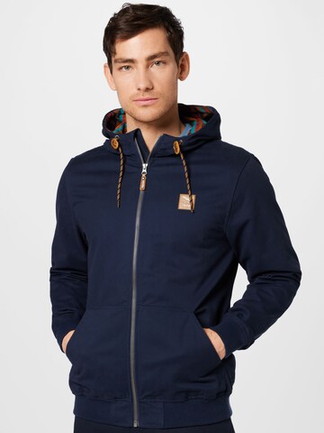 Iriedaily Between-Season Jacket in Blue: front